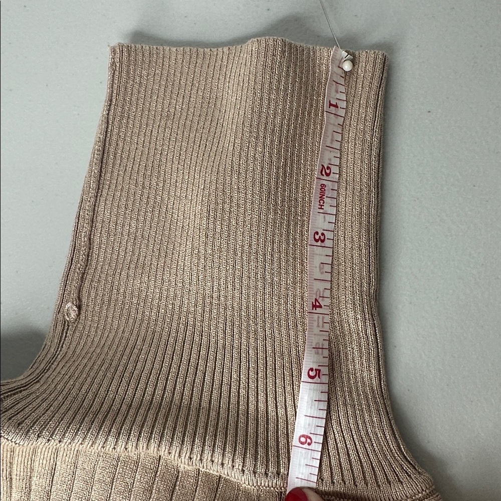 Shein Ribbed Knit Turtleneck Sweater Bundle Size Small Tan White Black -NWOT - Picture 8 of 8